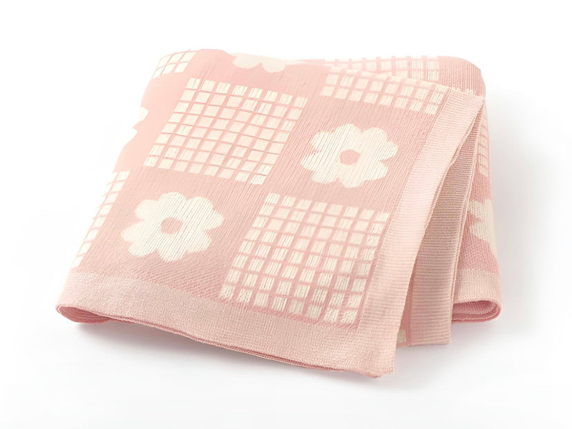 Blossomed Flowers Blanket - Pink