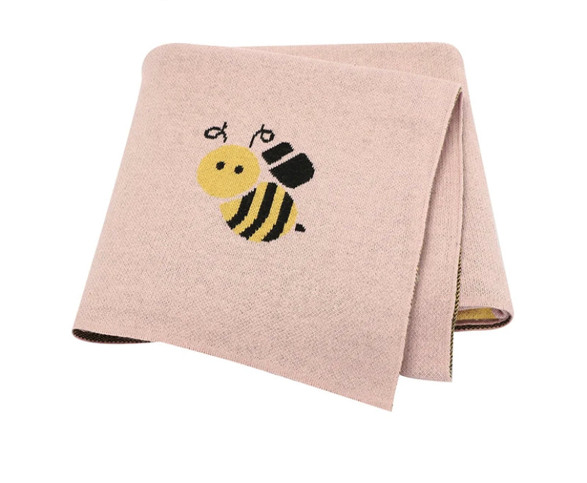 Buzzing Baby Blanket - Pink