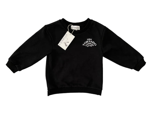 Tiny Tornado Toddler Club Sweatshirt - Black